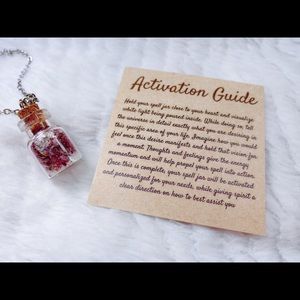 Love & Attract Spell Jar Necklace
